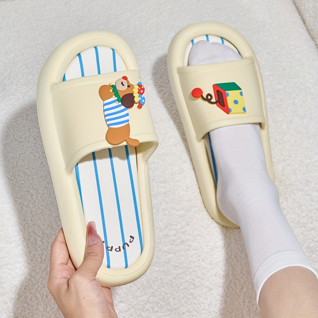 Cartoon Cute Sausage Clown Dog Fashion Simple Trendy Suitable for Four Seasons Soft and Comfortable Daily Indoor Home Couple Leisure Model Can be Give