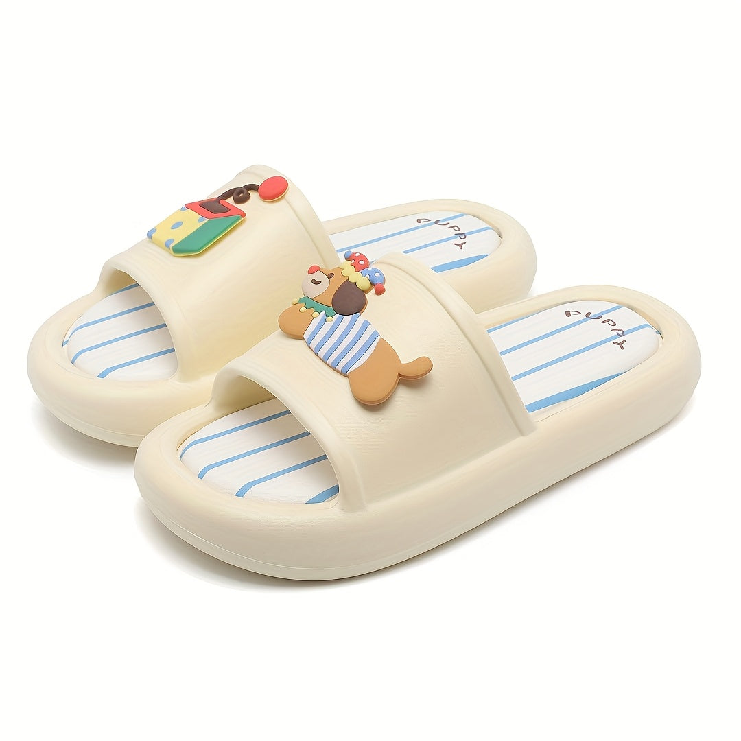 Cartoon Cute Sausage Clown Dog Fashion Simple Trendy Suitable for Four Seasons Soft and Comfortable Daily Indoor Home Couple Leisure Model Can be Give