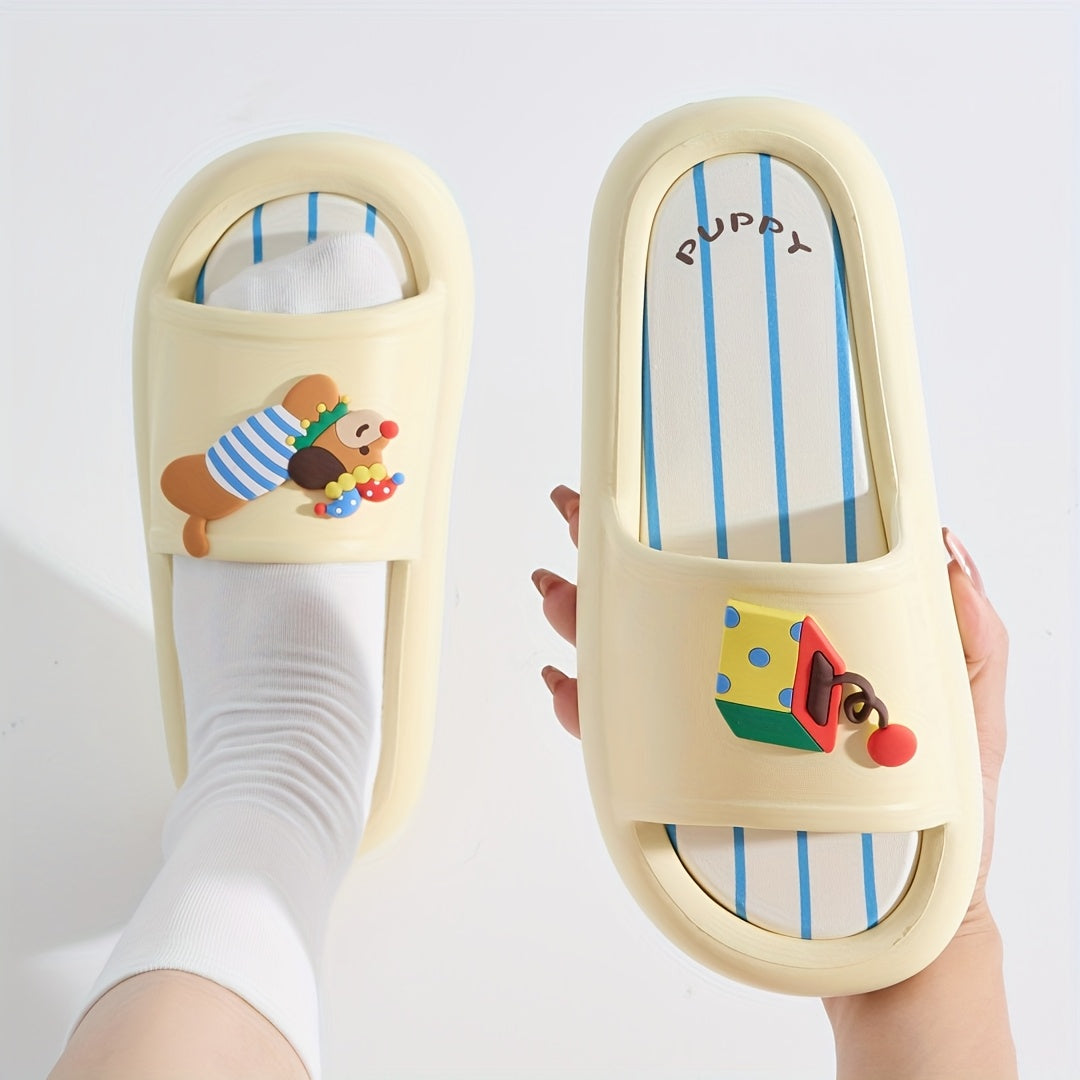 Cartoon Cute Sausage Clown Dog Fashion Simple Trendy Suitable for Four Seasons Soft and Comfortable Daily Indoor Home Couple Leisure Model Can be Give