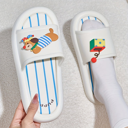 Cartoon Cute Sausage Clown Dog Fashion Simple Trendy Suitable for Four Seasons Soft and Comfortable Daily Indoor Home Couple Leisure Model Can be Give